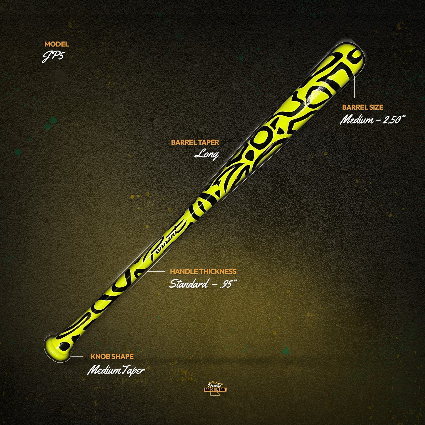 Neon Print Limited Edition Bat