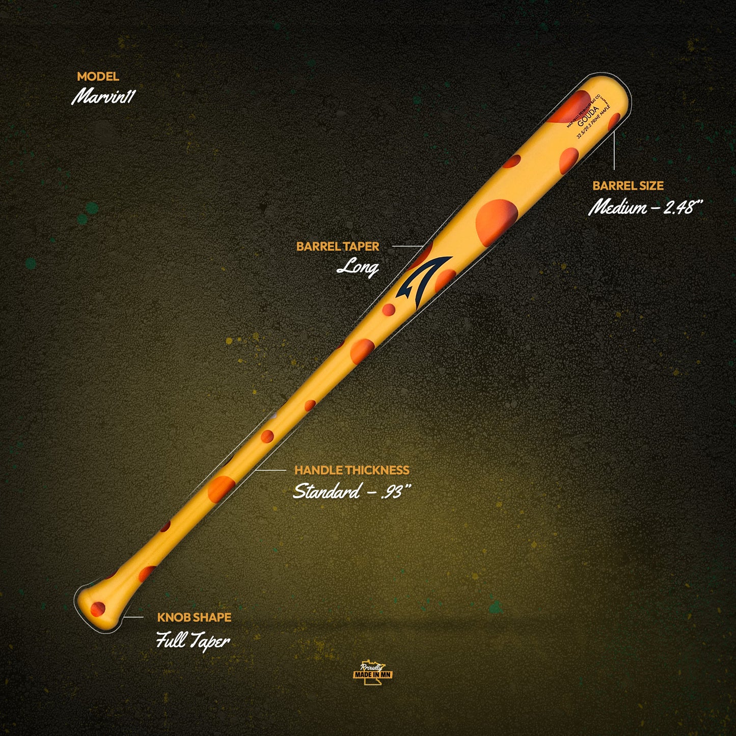 The Big Cheese Limited Edition Bat