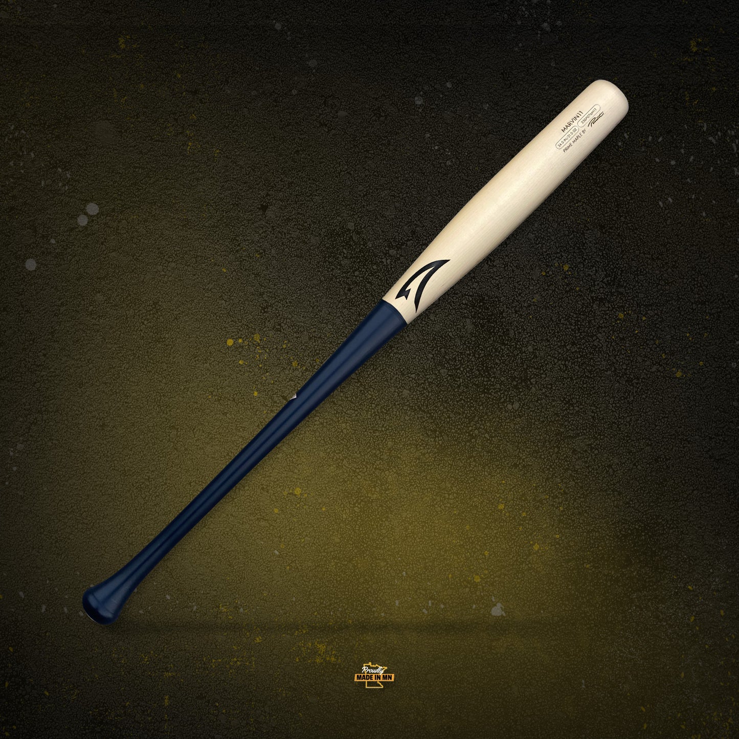 Black MARVIN11 Torpedo - Prime Maple Baseball Bat