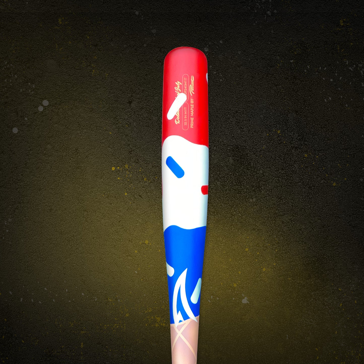 Red, White, and Blue Ice Cream Prime Maple Bat